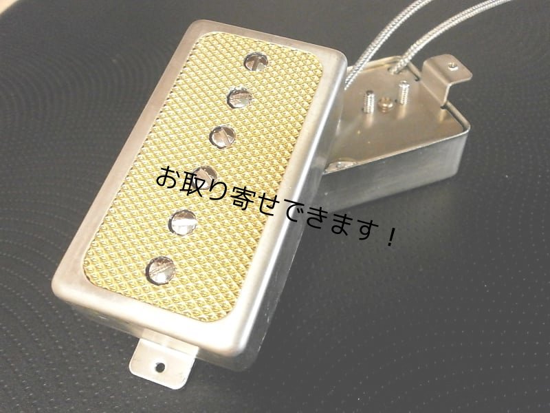 画像8: Q pickups Humbucker Sized P90s Set GOLD FOIL Raw cover PAF Fits Gibson Epi Greco Ibanez P90 Tone (8)