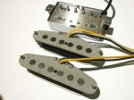 画像3: Qpickups HSS Strat SET Quarter Pound White/chrome Custom Stratocaster Pickups F-SPACED Fits Fender (3)