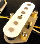 画像2: Q pickups Telecaster WHITE QUARTER POUND Pickups (2)