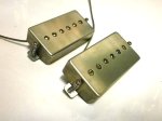 画像2: RELIC AGED Humbucker Sized P90 Pickups SET Hand Wound PAF Size Q Bridge Neck by Q pickups (2)