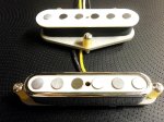 画像7: Q pickups Telecaster WHITE QUARTER POUND Pickups Set Custom Tele Bridge Neck .250" A5 Hand Wound (7)