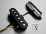 画像1: Telecaster / BLACKGUARD A5 Guitar Pickups SET / Bridge Neck Hand Wound Fender Q pickups Tele Nocaster (1)