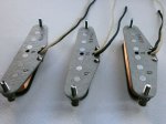 画像3: Q pickups /　Stratocaster Alnico 2/5 MIXED Magnets ストラト用アルニコ2/5 グレイボトムset (3)