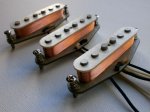 画像1: Q pickups/Stratocaster A4 アルニコ４カスタム　ストラトPU　SET Gray Bottom HOT Vintage (1)