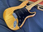 画像2: Fender USA / Stratocaster Natural  79年 (2)