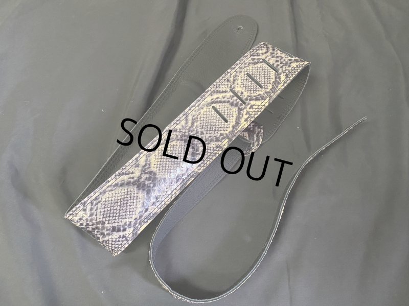 画像2: DSL Straps / Randy Rhoads Snakeskin White & Black （中古品） (2)