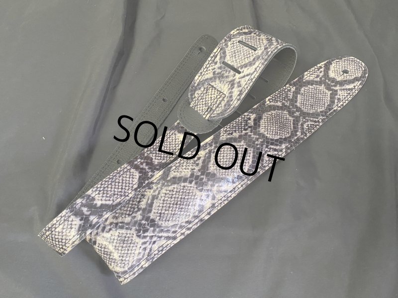 画像1: DSL Straps / Randy Rhoads Snakeskin White & Black （中古品） (1)