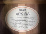 画像8: YAMAHA / APX-8A (8)