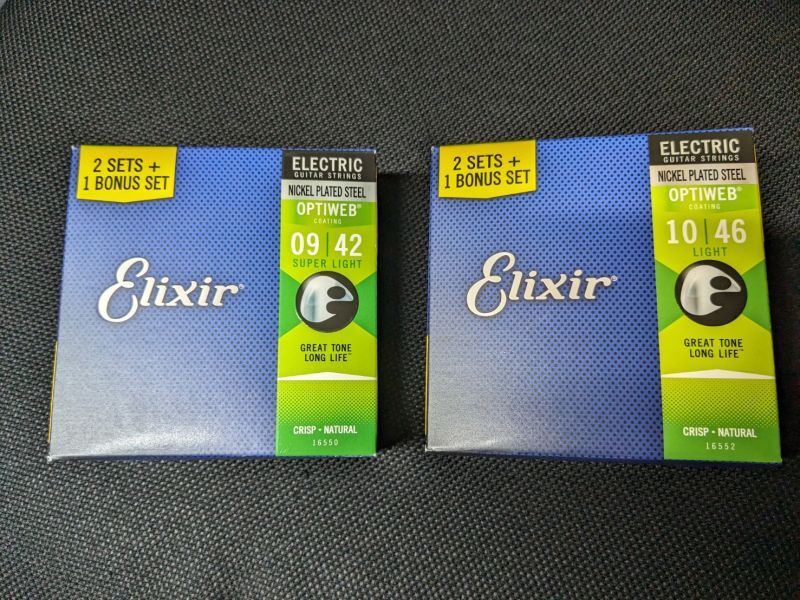 Elixir ボーナスパックと DAddario USB充電タイプのクリップチューナー新入荷です！！