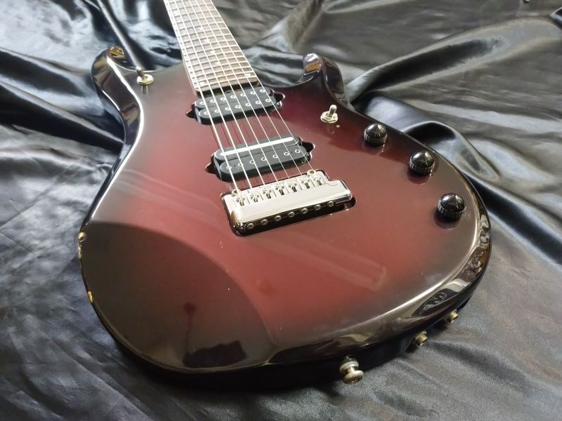 Musicman / JP7 Pearl Red Burst (John Petrucci) ハードケース付属 - ”KALEIDO GUITAR”  ギター・ベースSHOP カレイドギター