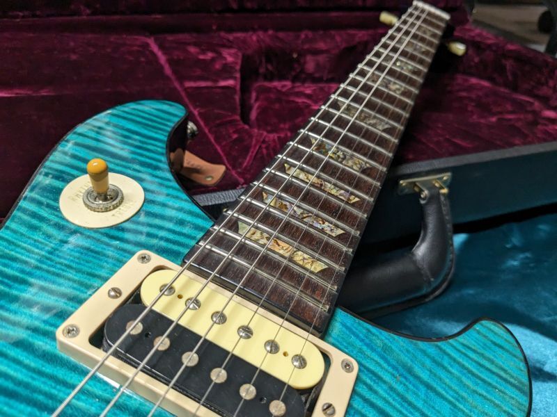 Gibson Custom Shop / Tak Matsumoto DC Standard Flame Top Aqua Blue 2nd  Edition