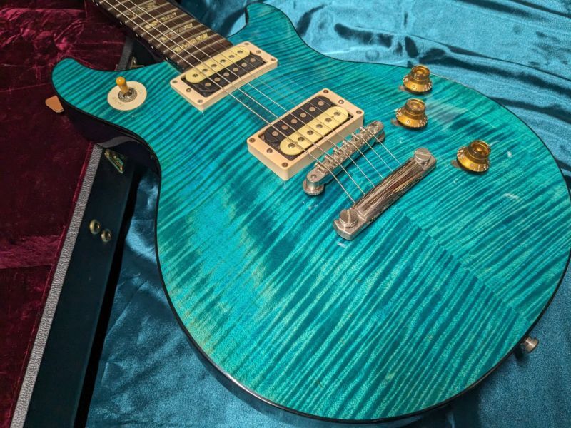 Gibson Custom Shop / Tak Matsumoto DC Standard Flame Top Aqua Blue 2nd  Edition