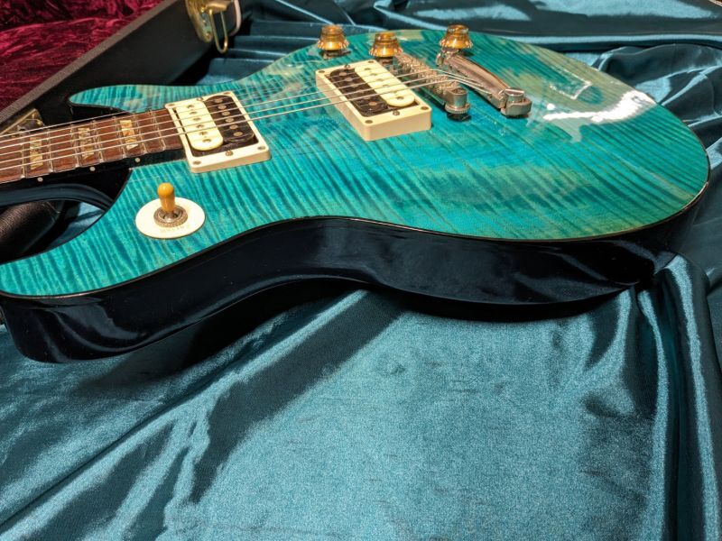 Gibson Custom Shop / Tak Matsumoto DC Standard Flame Top Aqua Blue 2nd  Edition