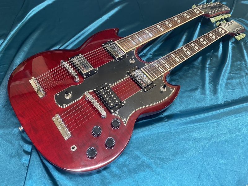 Epiphone / G-1275 Double Neck Cherry - ”KALEIDO GUITAR” ギター・ベースSHOP カレイドギター